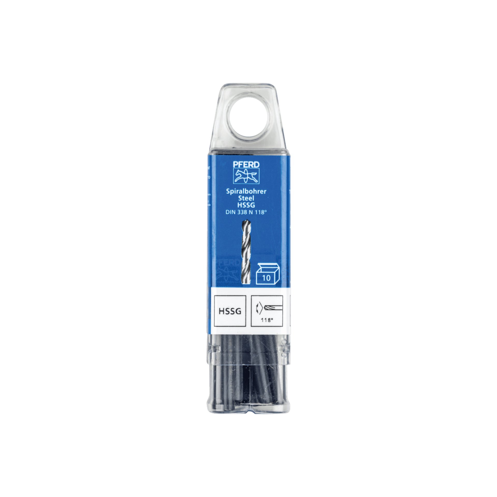 PFERD TOOLS Spiralbohrer STEEL Ø 4,5 mm HSS-G N DIN 338 118° universal Produktbild img2 L