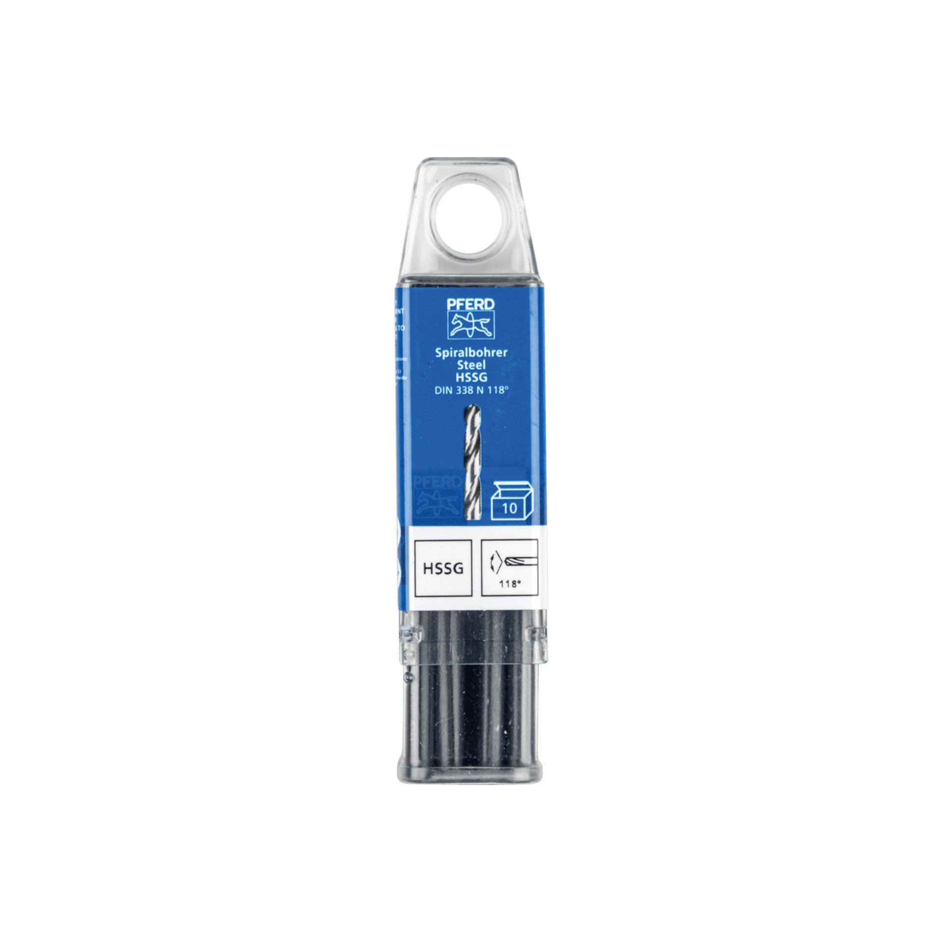 PFERD TOOLS Spiralbohrer STEEL Ø 5 mm HSS-G N DIN 338 118° universal Produktbild img2 L