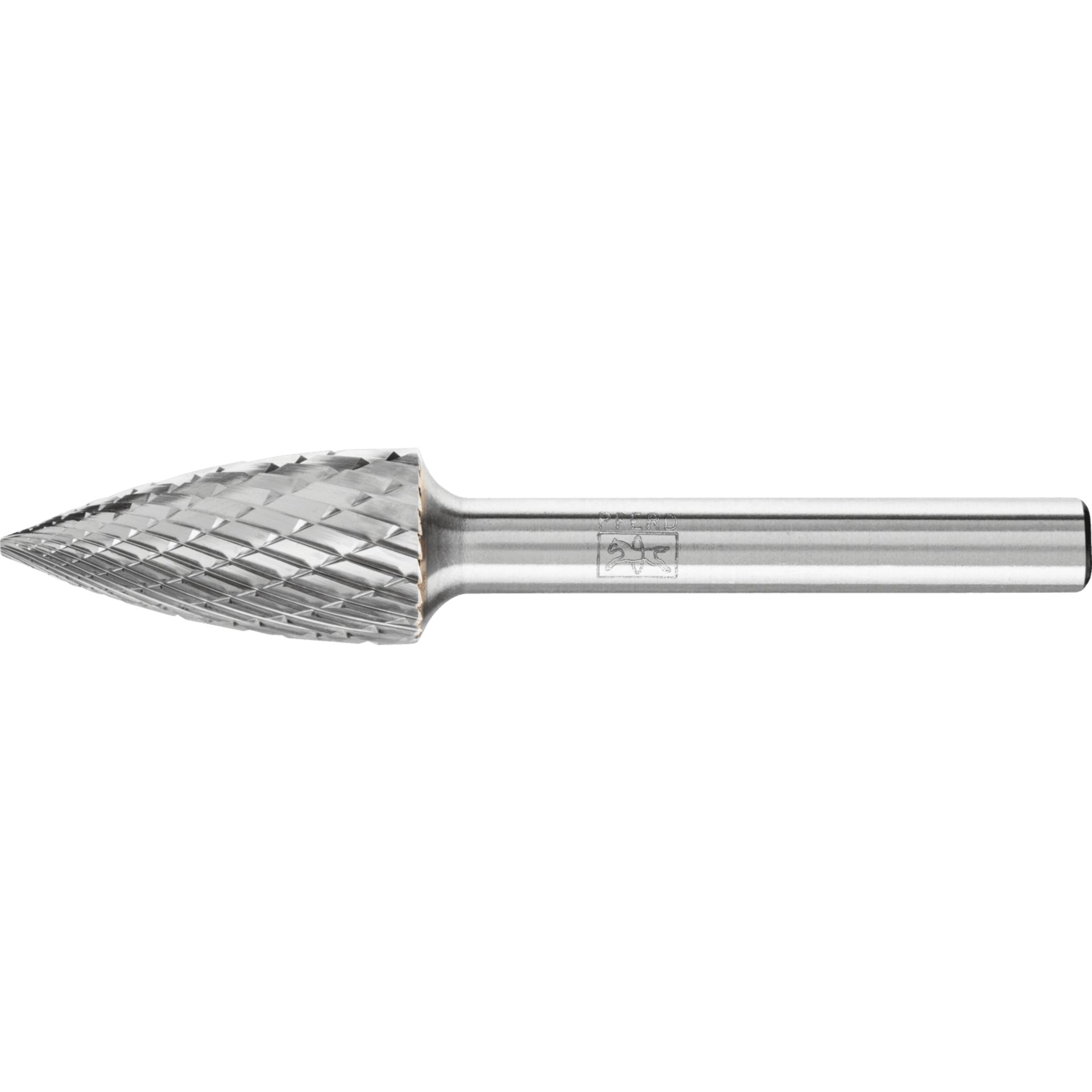 PFERD TOOLS Hartmetall Hochleistungsfrässtift TOUGH Spitzbogen SPG Ø 12x25 mm Schaft-Ø 6 mm schlagfest Produktbild img1 L