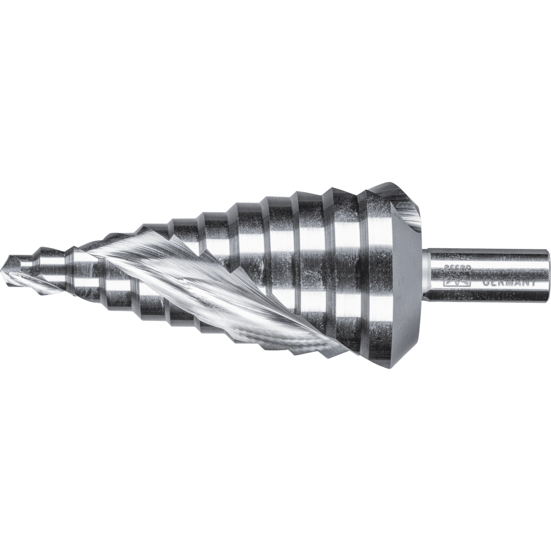 PFERD TOOLS Stufenbohrer HSSE Co5 12 Bohrstufen Ø 6-37 mm 3-Flächenschaft-Ø 10 mm Produktbild img1 L