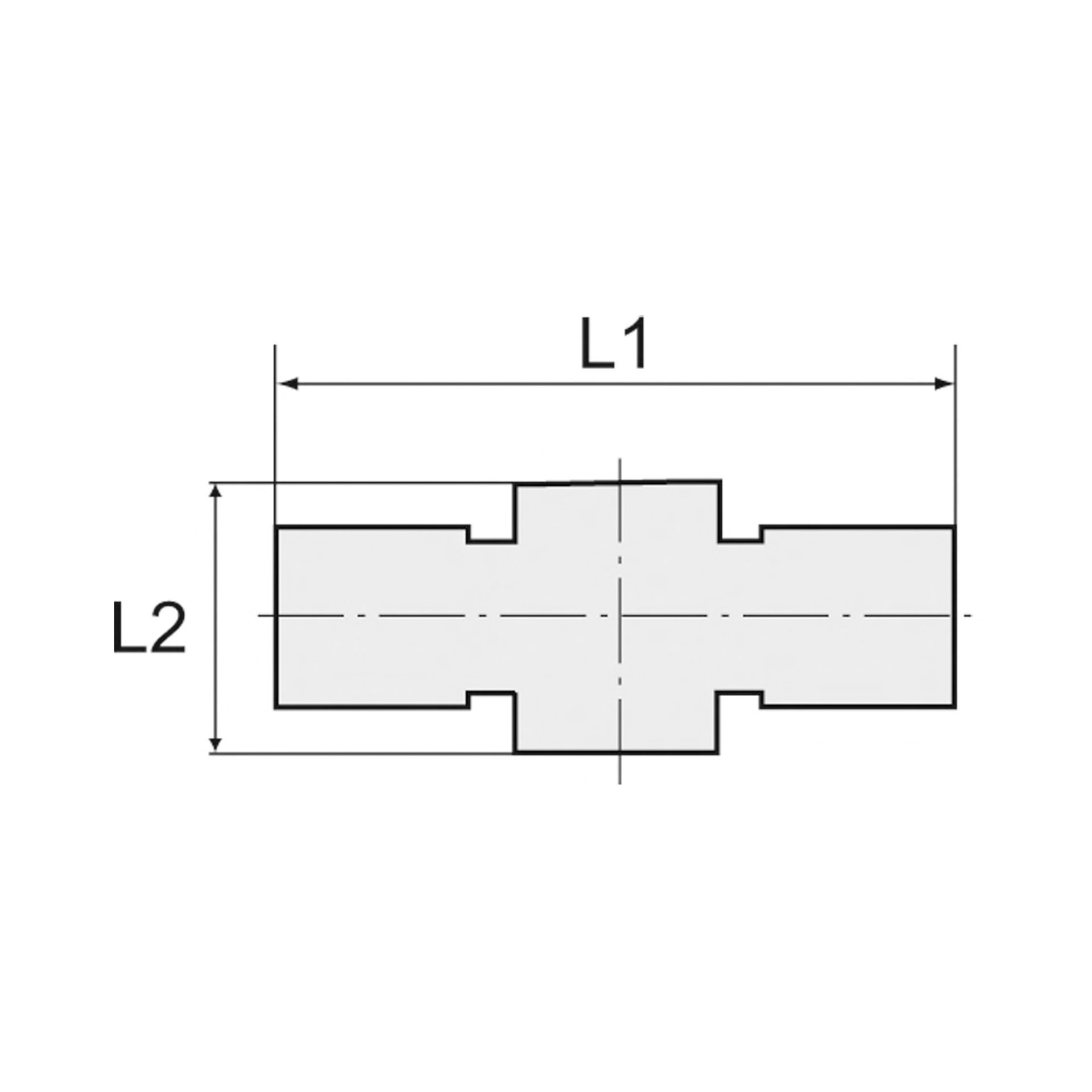 T-Ringstück, für Hohlschraube G 1/4, Schlauch-Ø 6 mm, MS vern. Produktbild img2 L