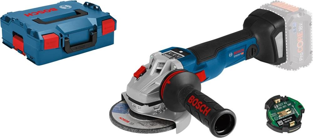 Akku-Winkelschleifer soloGWS 18V-10SC Bosch ohne Akku ohne Ladegerät L-Boxx Produktbild img1 L