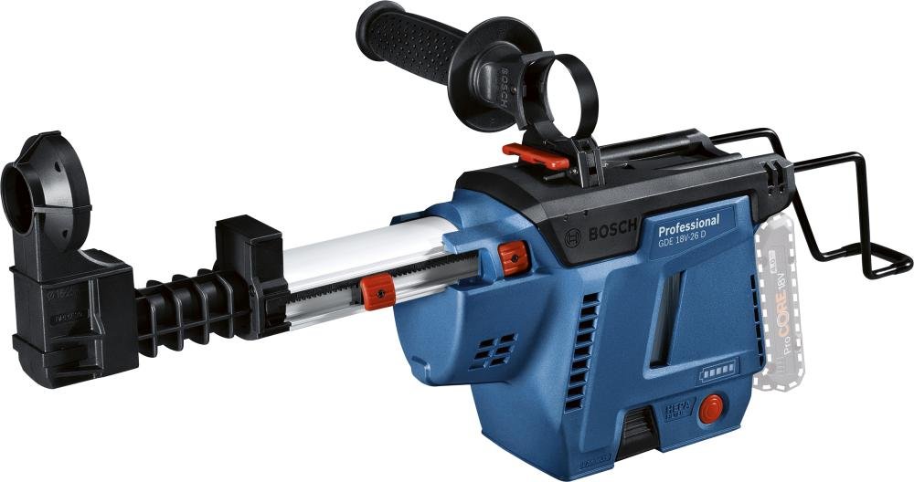 Staubabsaugung GDE 18V-26 D Bosch ohne Akku ohne Ladegerät Karton Produktbild img1 L