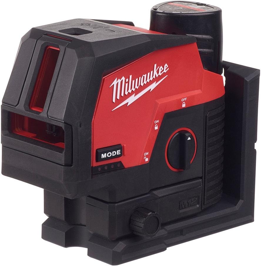 Milwaukee Kreuzlinienlaser M12CLLP-301C 1x12,0 V 3,0 Ah Ladegerät M12-18FC Koffer Produktbild img2 L