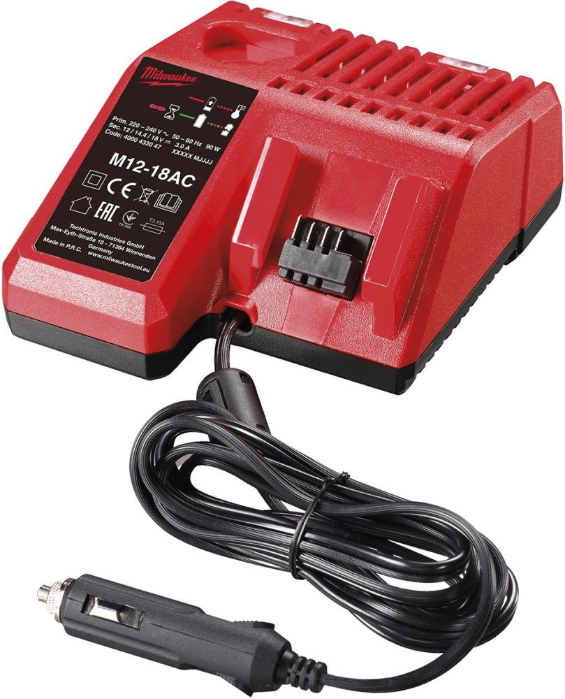 Milwaukee Auto-Ladegerät M12-18 AC Produktbild img1 L