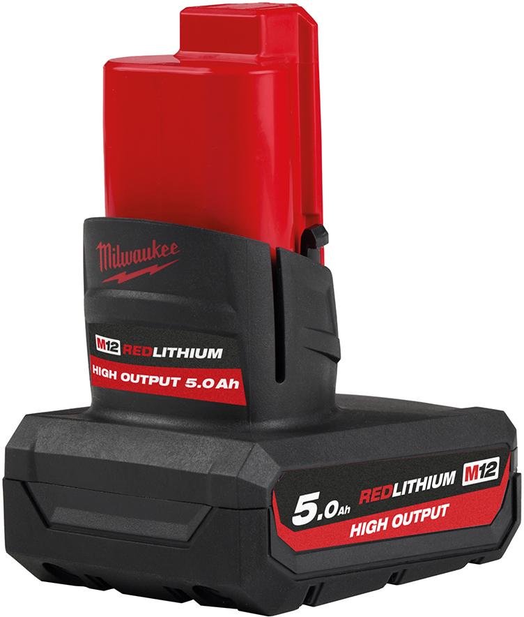 Milwaukee Ersatzakku 12,0 V 5,0 Ah M12 HB5 Produktbild img2 L