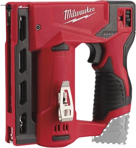 Milwaukee Akku-Tacker solo M12 BST-0 ohne Akku ohne Ladegerät Karton Produktbild img1 L