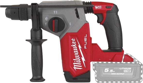 Milwaukee Akku-Kombihammer solo M18 FHX-0X ohne Akku ohne Ladegerät HD-Box Produktbild img2 L