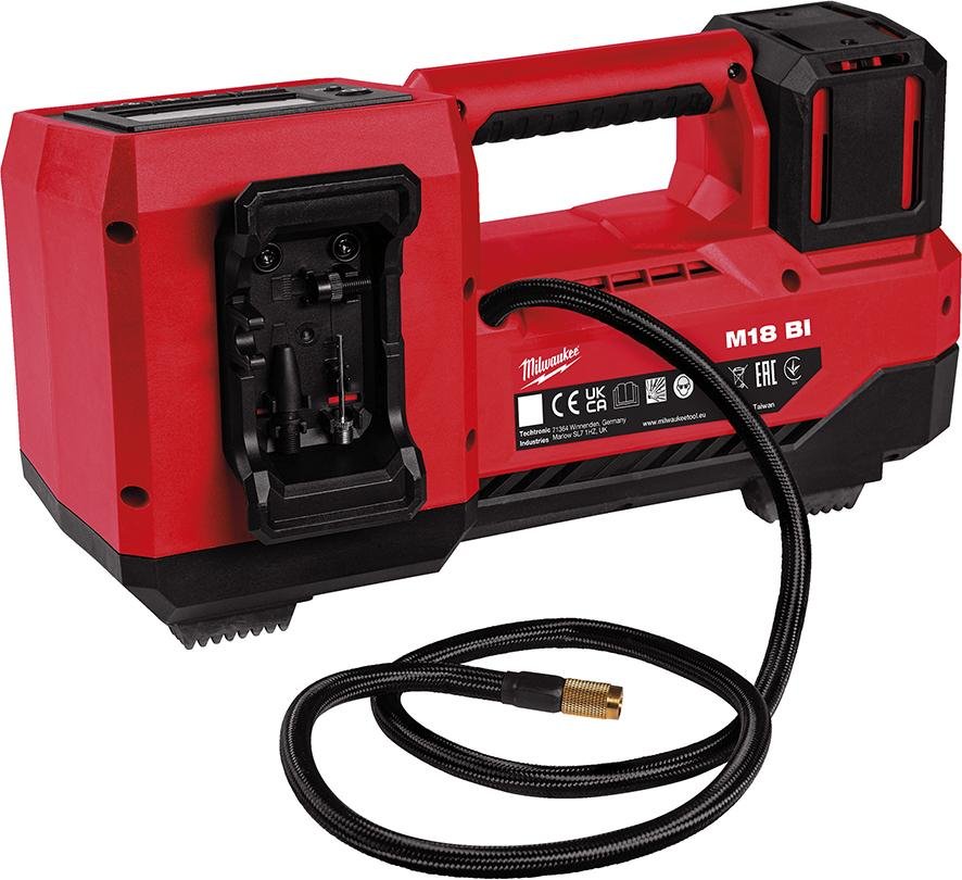 Milwaukee Akku-Kompressor solo M18 BI-0 ohne Akku ohne Ladegerät Karton Produktbild img1 L