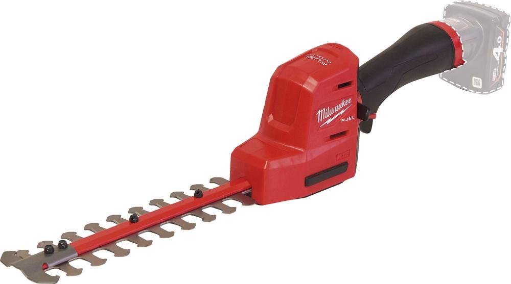 Milwaukee Akku-Heckenschere solo M12 FHT20-0 ohne Akku ohne Ladegerät Karton Produktbild img1 L