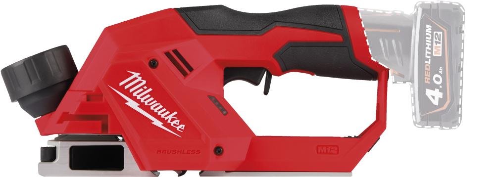 Milwaukee Akku-Hobel solo M12 BLP-0X ohne Akku ohne Ladegerät HD Box Produktbild img2 L