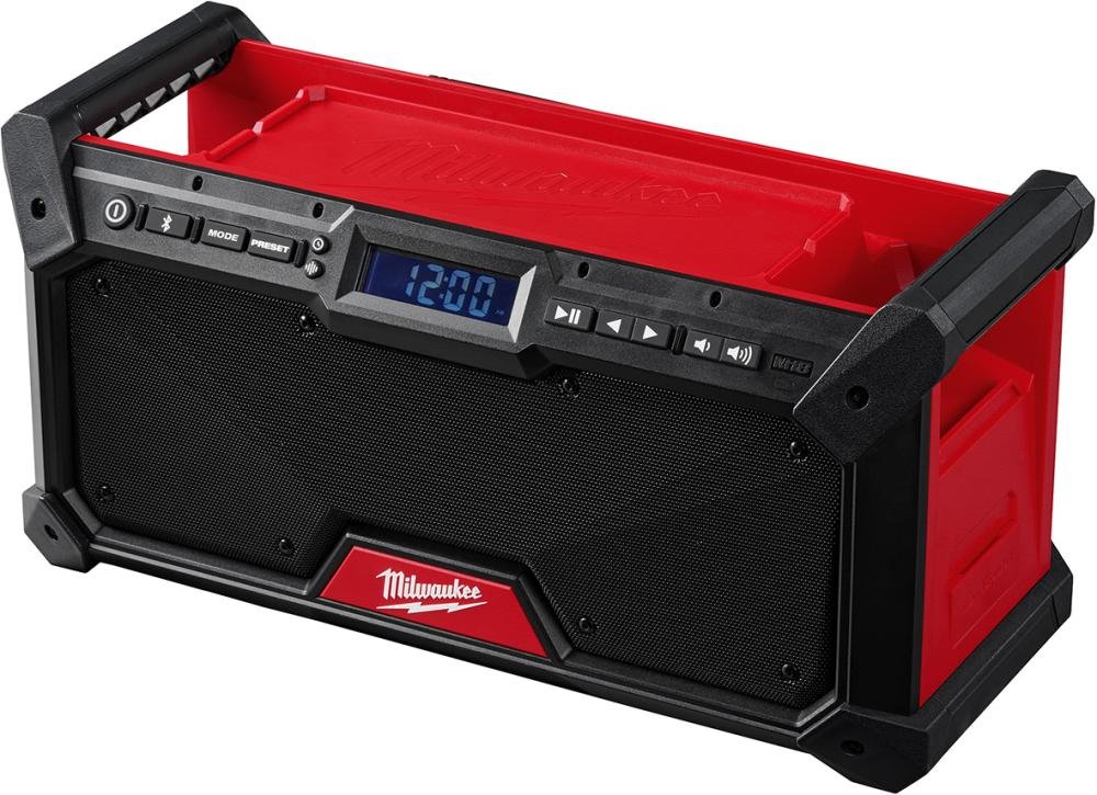 Baustellenradio solo M18RADDAB+G2-0 Milwaukee ohne Akku ohne Ladegerät Karton Produktbild img2 L