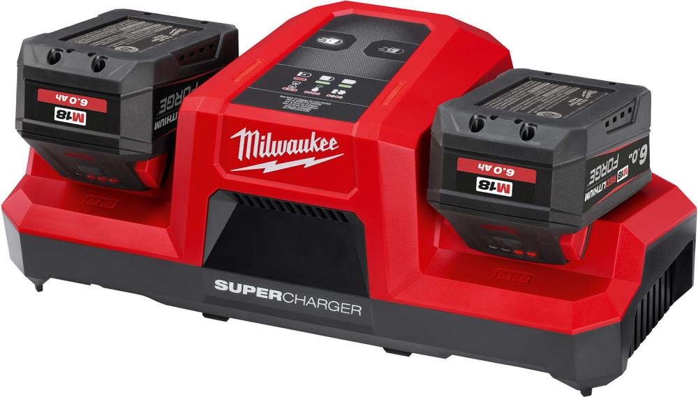 Milwaukee Zweifach-Schnelladegerät M18 DBSC Produktbild img2 L
