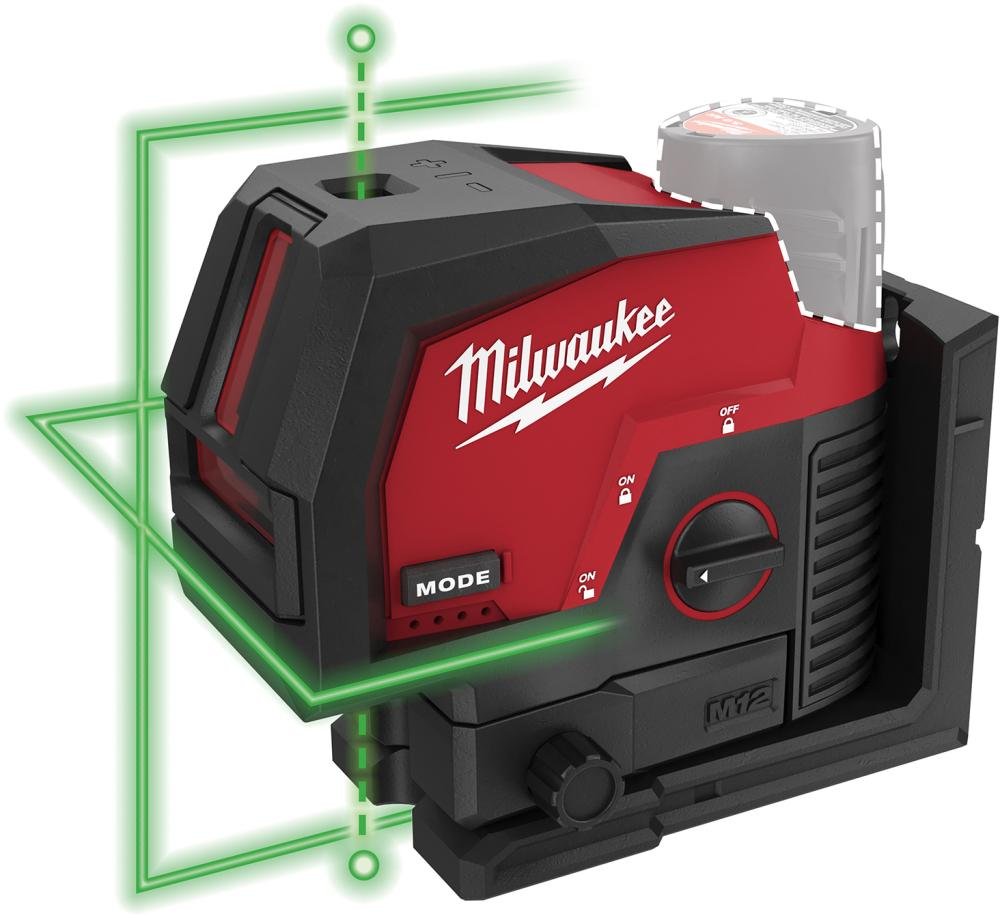 Milwaukee Kreuzlinienlaser solo M12 CLLP-0C ohne Akku ohne Ladegerät Koffer Produktbild img1 L