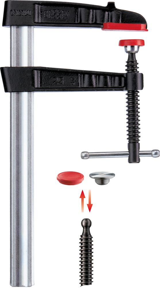 Bessey Temperguss-Schraubzwinge mit Knebelgriff TG-K Produktbild img1 L