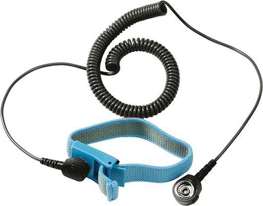 Textil-Armband (ESD) mit Spiralkabel Produktbild img1 L