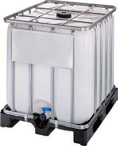 WERIT Container 1000l Standard mit Kunststoffpalette Produktbild img1 L