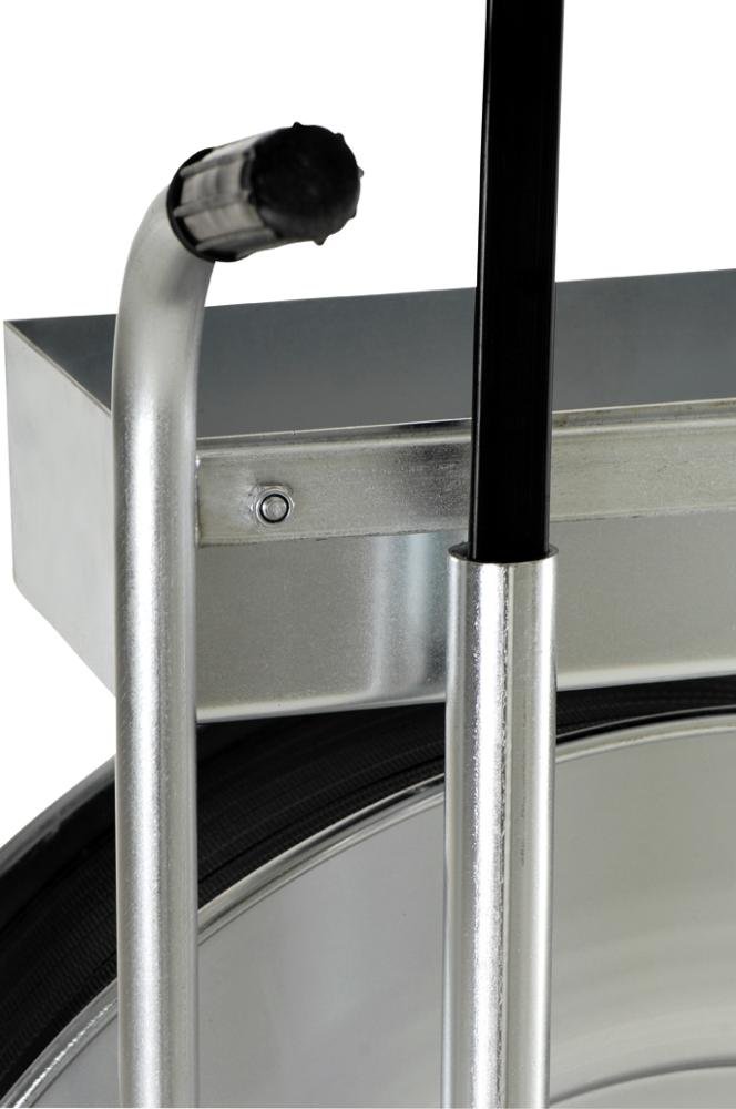 Abrollwagen für PP-/PET-Kunststoffband mit Bremse vollverzinkt Kern 406mm Produktbild img2 L