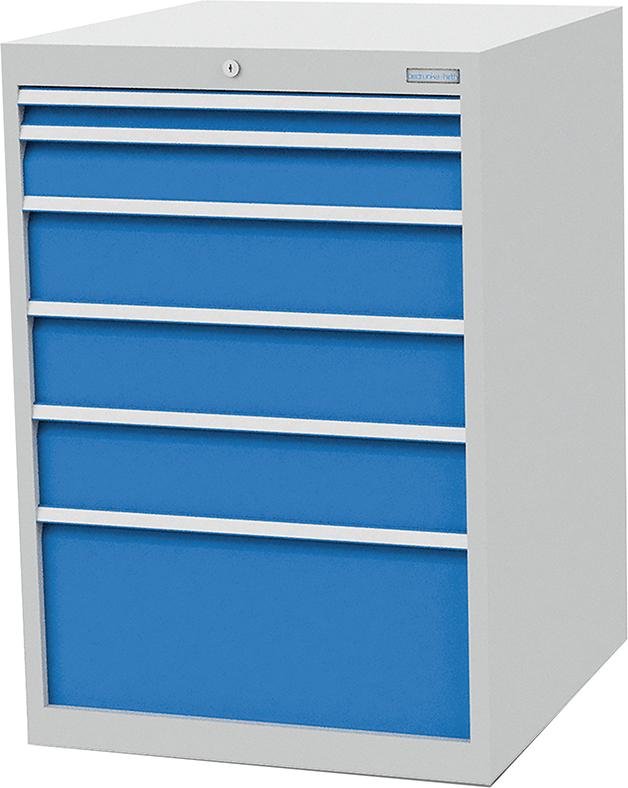 Schubladenschrank T736 705 mm, 6 Sbl. VA Produktbild img1 L