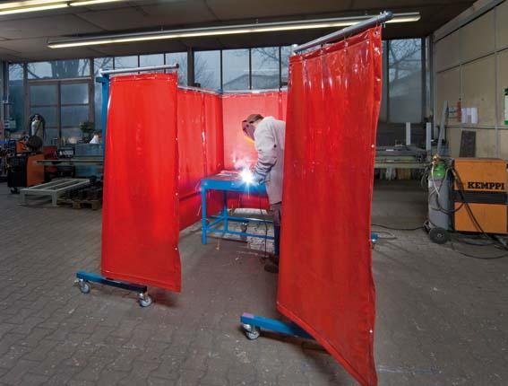 Schweißer-Schutzwand TransFlex (3-teilig) Produktbild img1 L