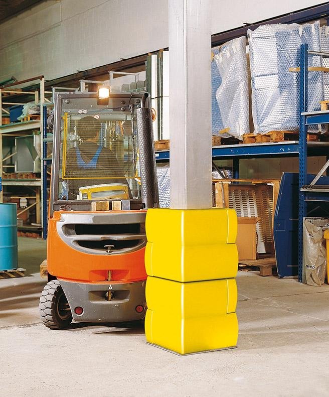 asecos Pfeiler-Schutzprofil 300 PE gelb VE 2 St. Produktbild img3 L