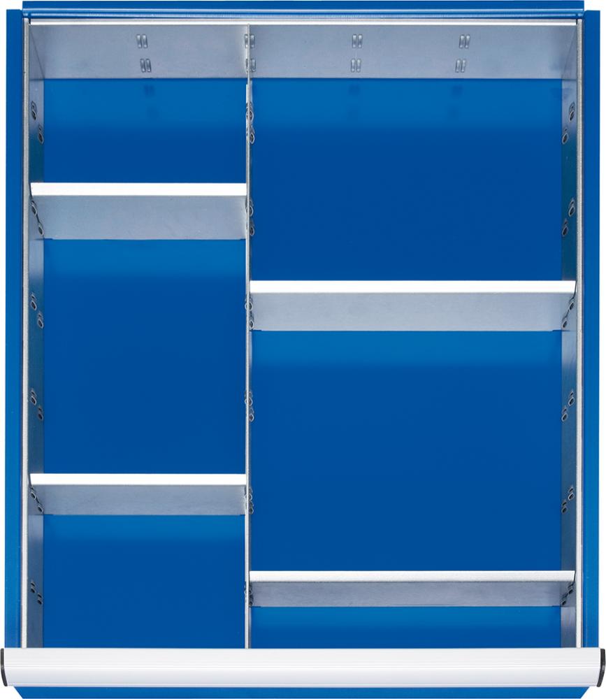 RAU. Schubladen-Einteilungsset 490x560mm 1 Trenn- / 4 Steckwände Höhe bis 360mm Produktbild img1 L