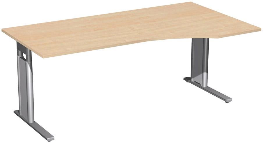 Schreibtisch C-Fuß "Pro", 680–820x1800x800/1000 mm (rechts) Produktbild img1 L