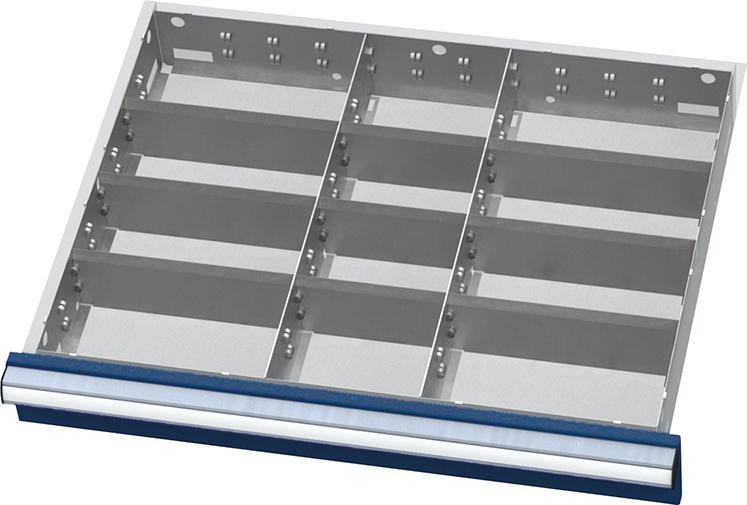 Metalleinteilung für Schubladen-Innenmaß 600 x 450 mm, Trennwände 225/150 Produktbild img1 L