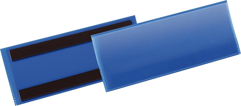 Etikettentasche magnetisch 1/2 A5 quer blau, magnetisch Produktbild img1 L