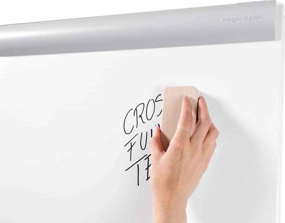 MAGNETOPLAN Flipchart de Luxe mobil lichtgrau/weiß Produktbild img4 L