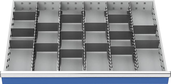 Metalleinteilung für Schubladen-Innenmaß 900 x 600 mm Produktbild img1 L