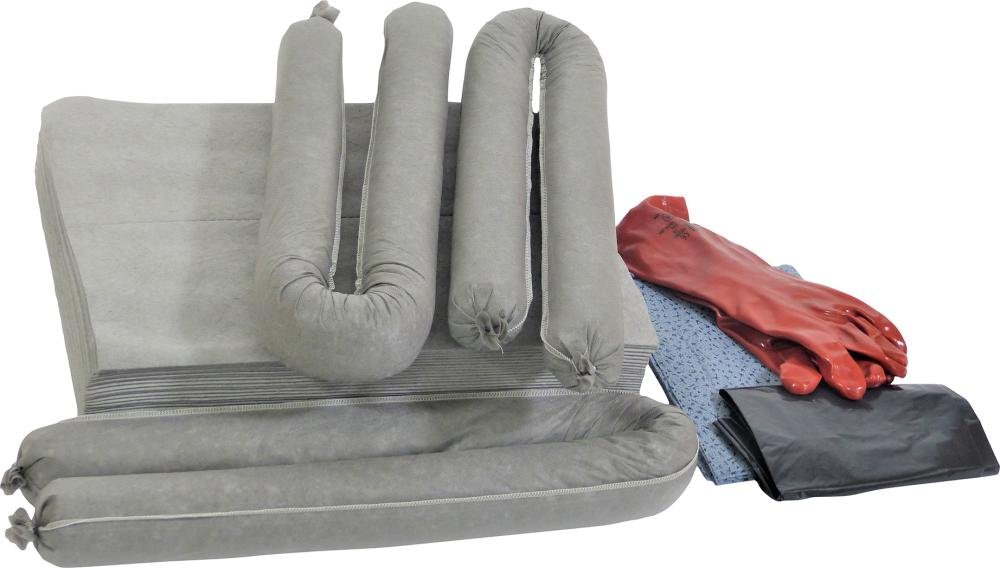 Notfallset, Tasche, Inh. grau, Aufnahme 50L PP-Bindevlies hohe Aufnahmekapazität Produktbild img2 L