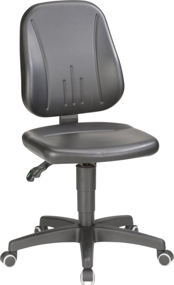 BIMOS Arbeitsstuhl Unitec 2 mit Rollen Sitzhöhe 440-620mm Kunstleder Permanentkontakt Produktbild img1 L