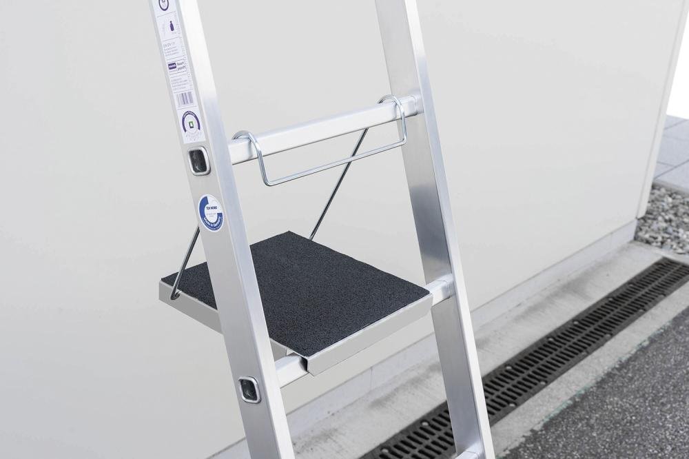 MUNK Einhängetritt für Alu-Sprossenleiter max. Belastung 150 kg Produktbild img2 L