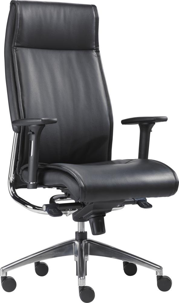 BIG BOSS Desig.ChefsesselLeder schwarz Produktbild img1 L