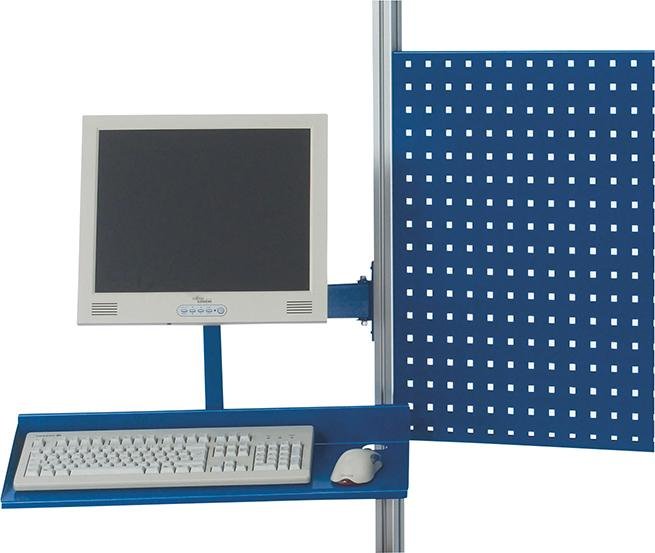 Schwenkarm für Flachbildschirm und Tastatur Produktbild img1 L