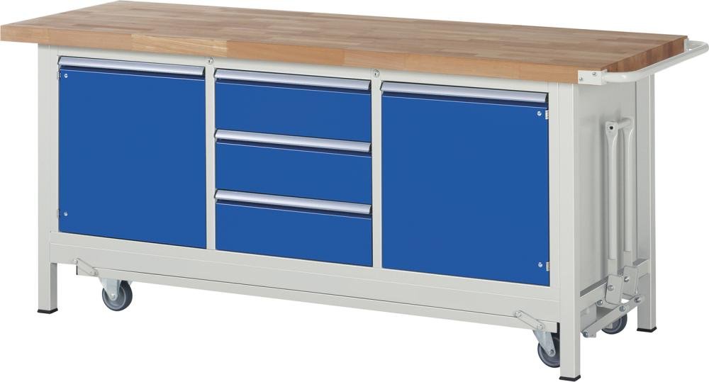 RAU. Absenkbare Werkbank Modell 8569 2000x700x880mm Produktbild img1 L