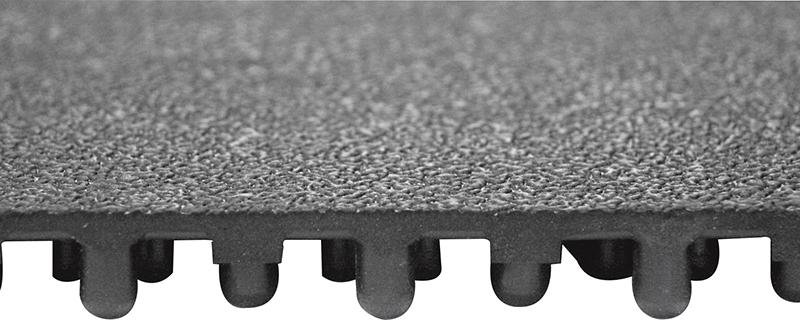 MILTEX Arbeitsplatzmatte YOGA SOLID BASIC schwarz B900xL900mm Produktbild img2 L