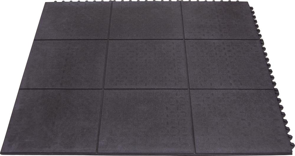 MILTEX Arbeitsplatzmatte YOGA SOLID BASIC schwarz B900xL900mm Produktbild img3 L