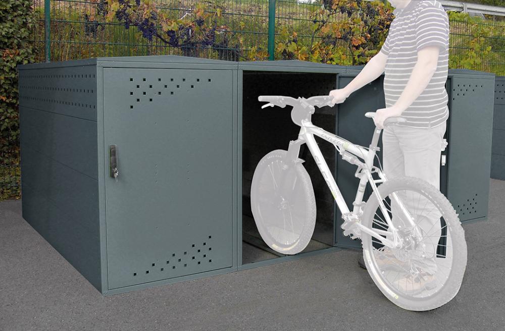 WSM Fahrradgarage Bike Box 1G 850x2050x1350mm Produktbild img1 L