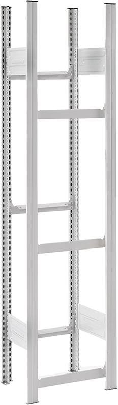 Grundregal m.6 Traversen für Getränkekisten 1750x335x560RAL7035 Produktbild img1 L