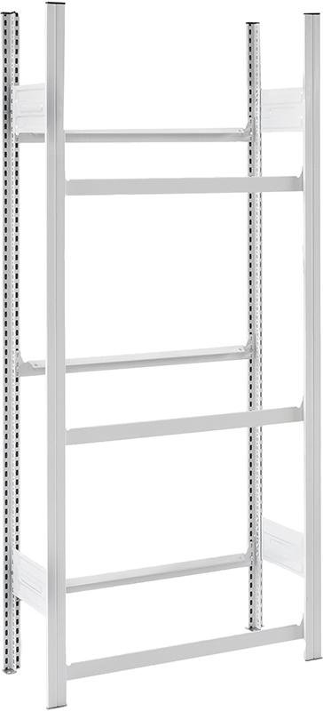 Grundregal m.6 Traversen für Getränkekisten 1750x335x810RAL7035 Produktbild img1 L