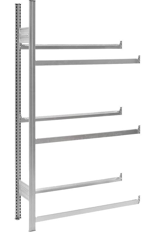 Grundregal m.6 Traversen für Getränkekisten 1750x335x1010verz. Produktbild img1 L