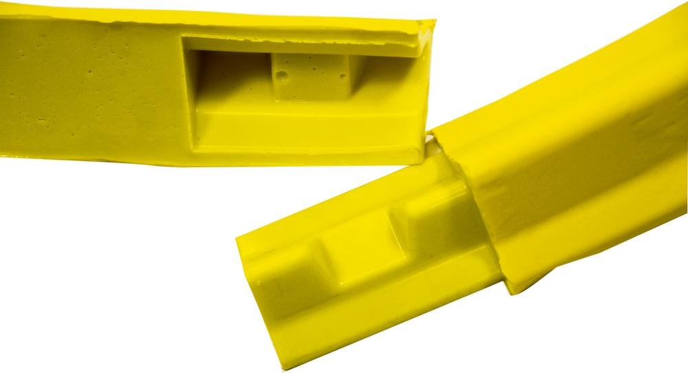 Absperrbarriere PU 3000x100x70 mm Produktbild img2 L