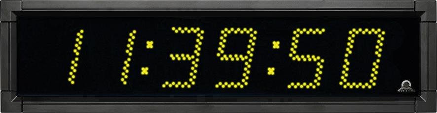Außen-LED-Funkuhr, dig. gelbe, leuchtstarke Einzel- LEDs Produktbild img1 L