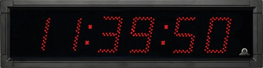 Außen-LED-Funkuhr, dig. rote, leuchtstarke Einzel- LEDs Produktbild img1 L