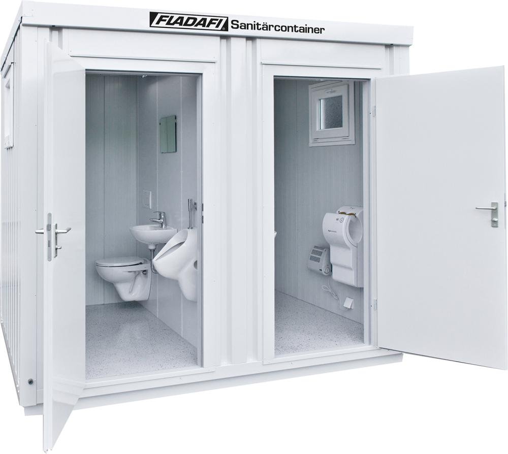 FLADAFI Sanitärcontainer Außen- und Innenwände RAL 9002 kunst.besch. RAL 9002 kunst.besch. Produktbild img1 L