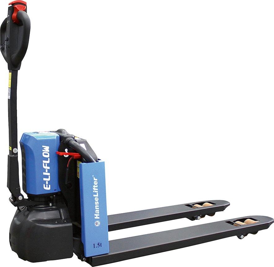 Elektro-Hubwagen Lithium-Ionen 1.500 kg Tragfähigkeit Produktbild img1 L