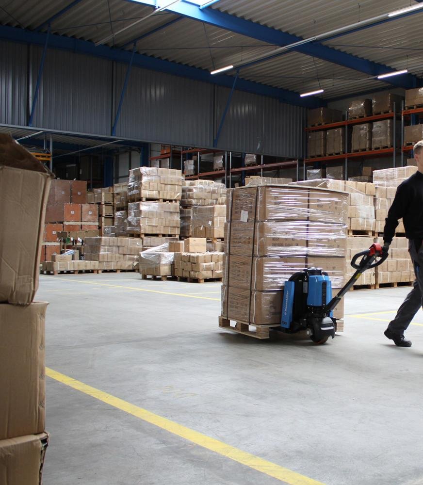 Elektro-Hubwagen Lithium-Ionen 1.500 kg Tragfähigkeit Produktbild img7 L