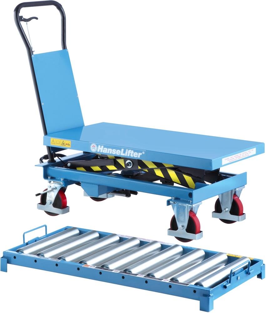 Hubtischwagen mit  Rollenb.Tischmaß: 1025x535 500 kg Tragfähigkeit Produktbild img10 L